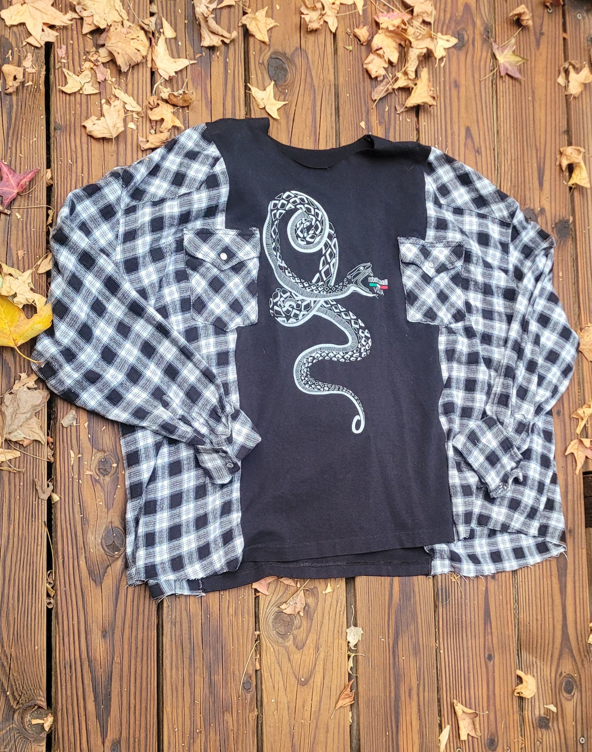 Black and White Campfire Shirt