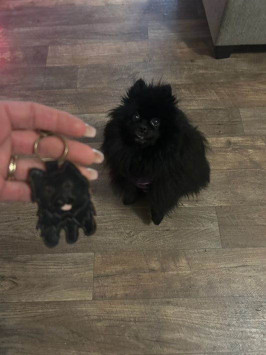 Leather Pet Keychains/Ornaments
